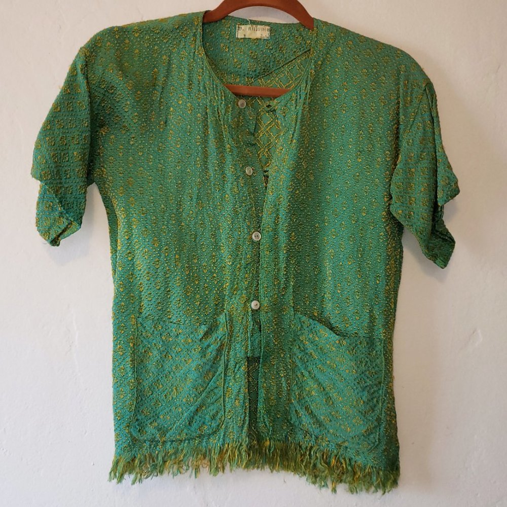 Tunic Top Vintage India vintage 1960 textile